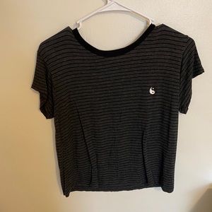 Striped Yin-Yang T-shirt